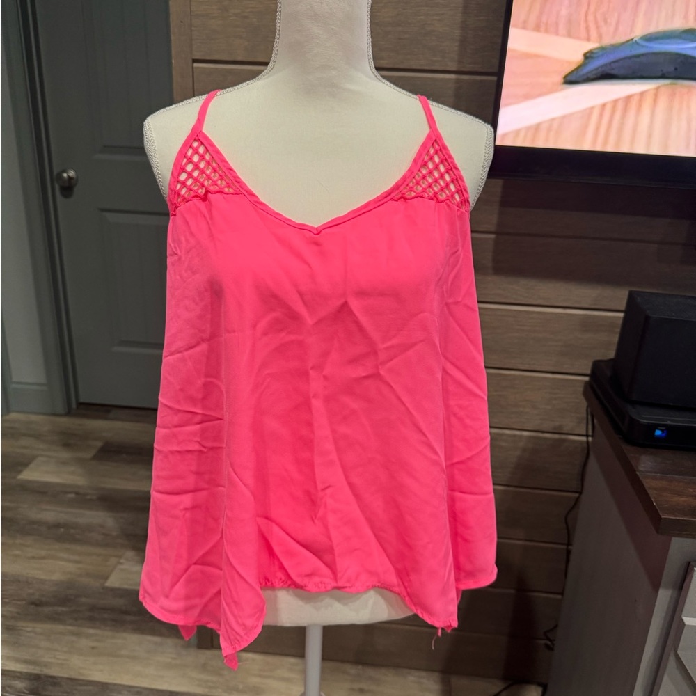 Hot pink tank top